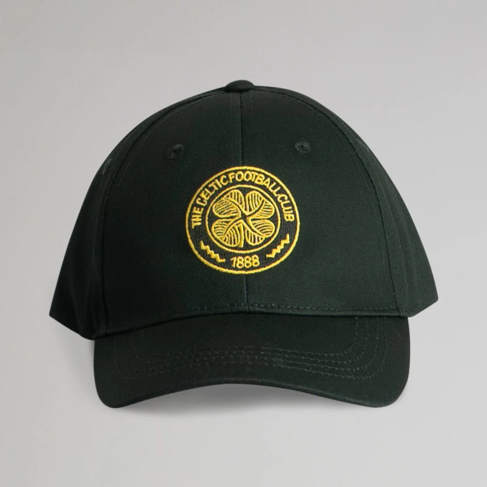 Celtic Junior Green and Yellow Crest Cap - Image 5