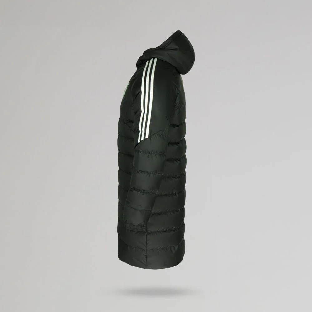 adidas Celtic 2023/24 Long Down Black Jacket - Image 4