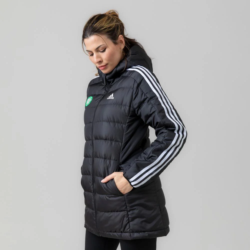 adidas Celtic Women's Essentials 3-Stripes Parka - Image 3