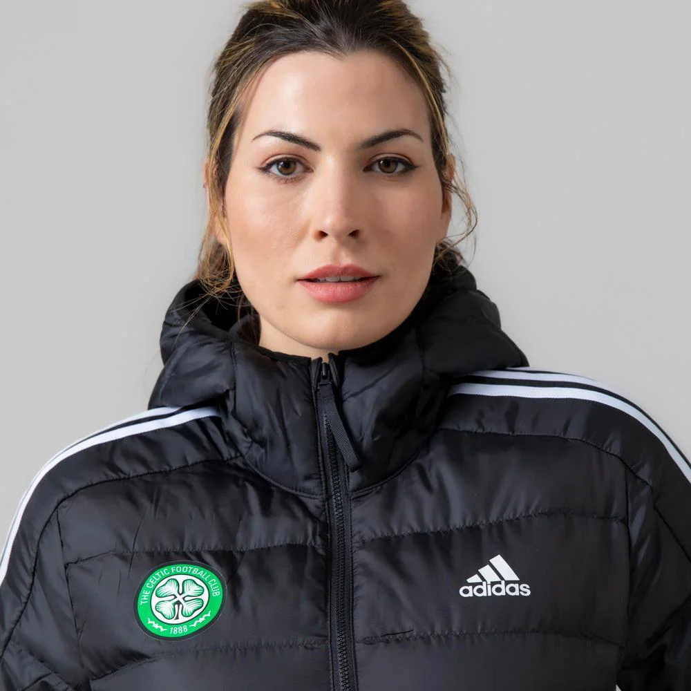 adidas Celtic Women's Essentials 3-Stripes Parka - Image 4