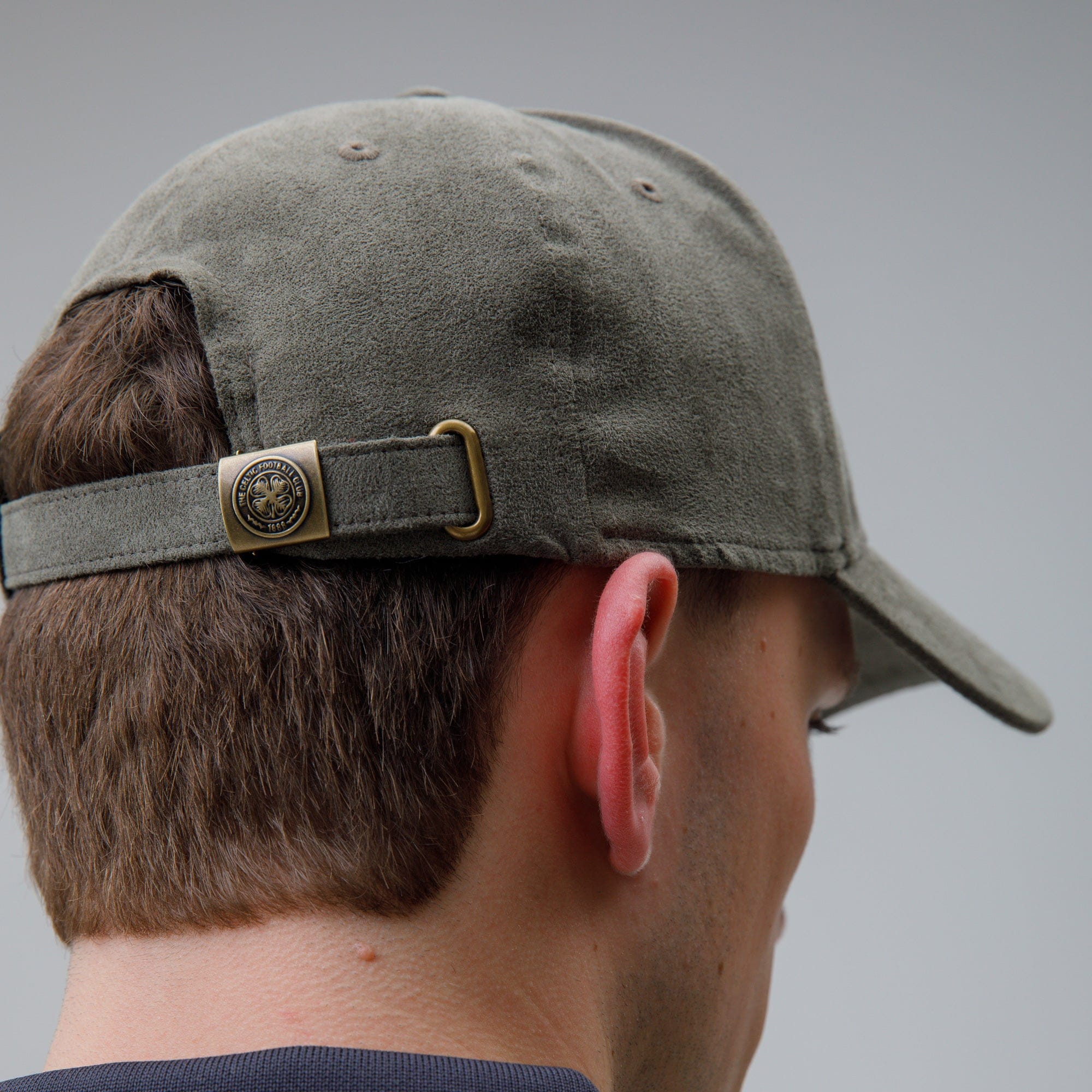 Celtic Adult Khaki Suede Cap - Image 3