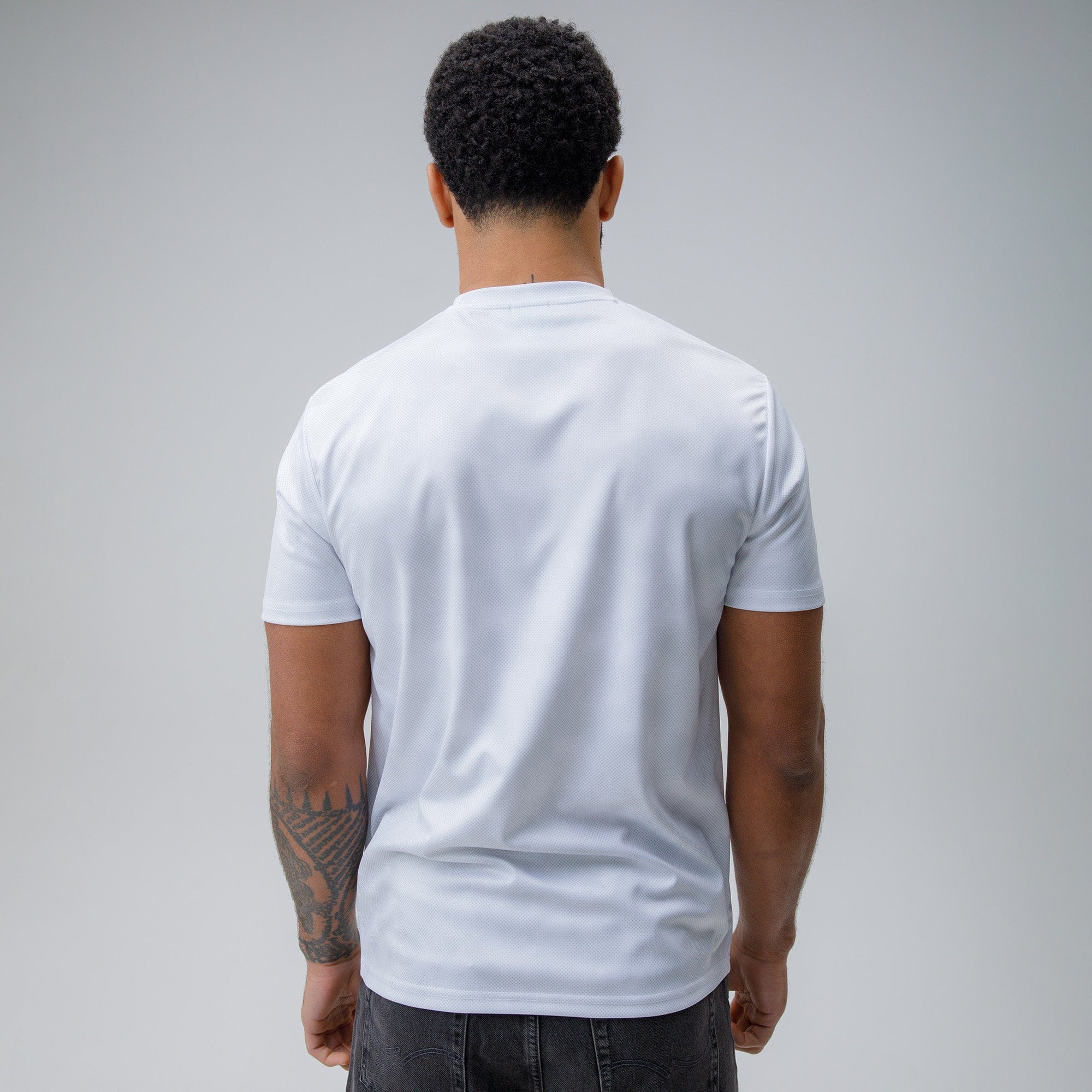 Celtic Crest Men's Dot Print White T-Shirt - Image 3