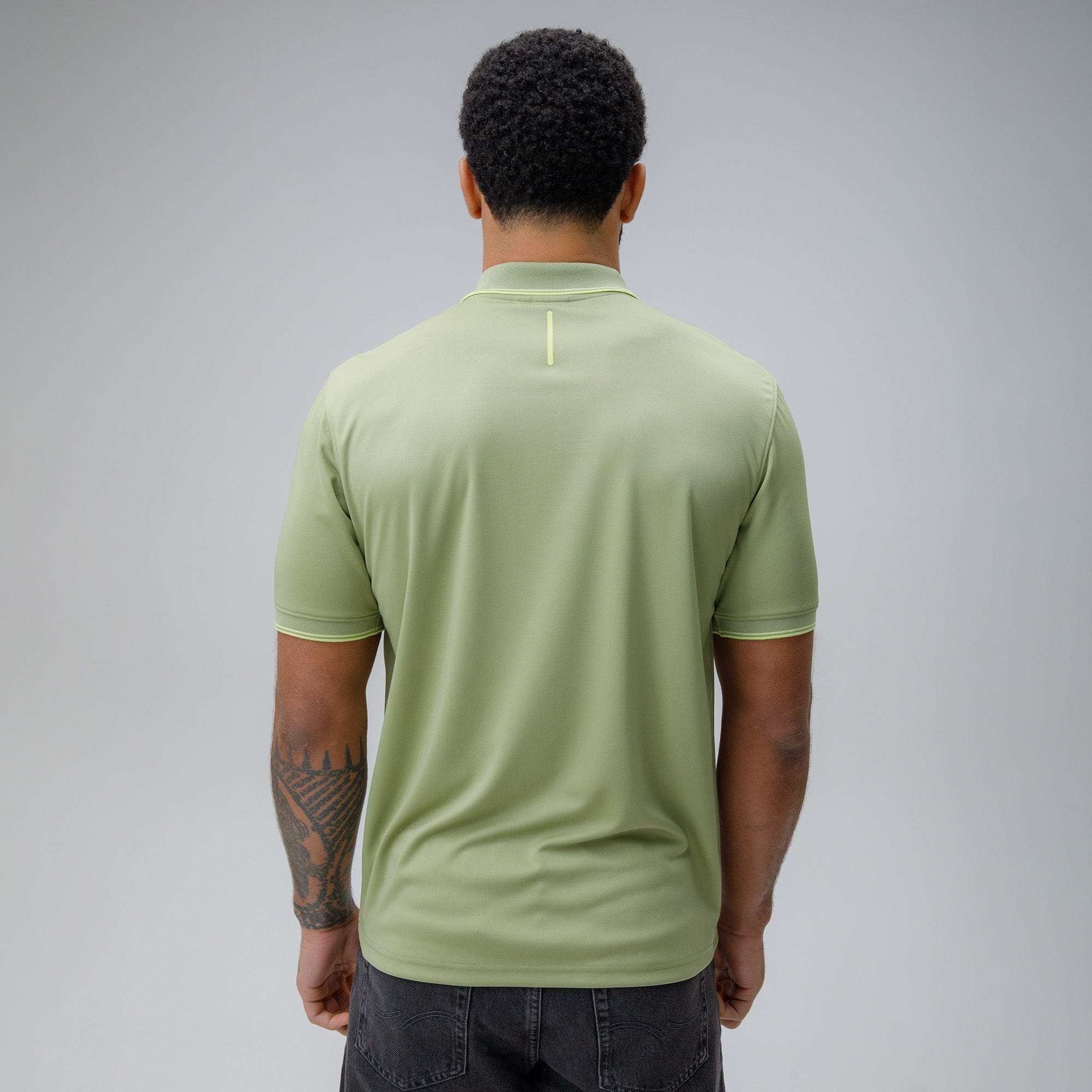 Celtic Crest Men's Green Polo Shirt - Image 3