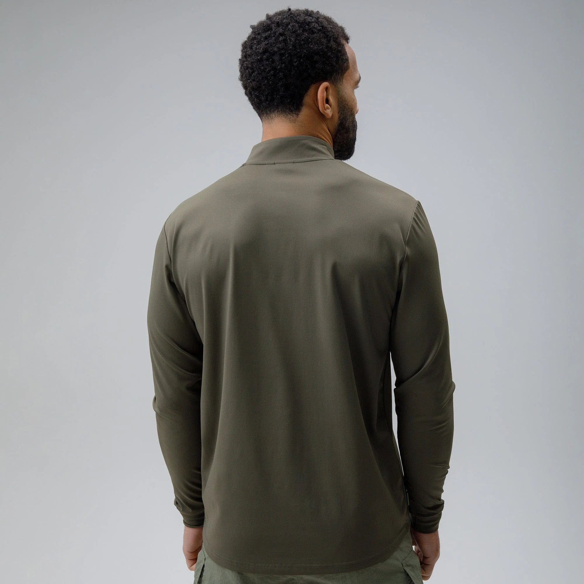 Celtic Crest Men's Khaki Quarter Zip - Image 3