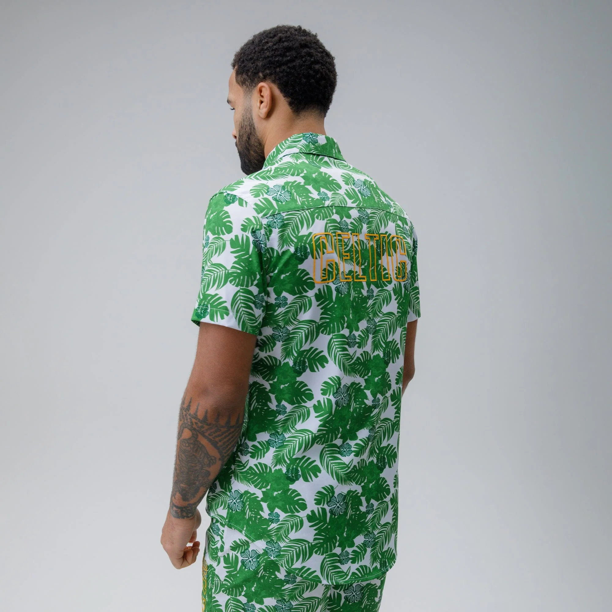 Celtic Hawaiian Green Shirt - Image 3