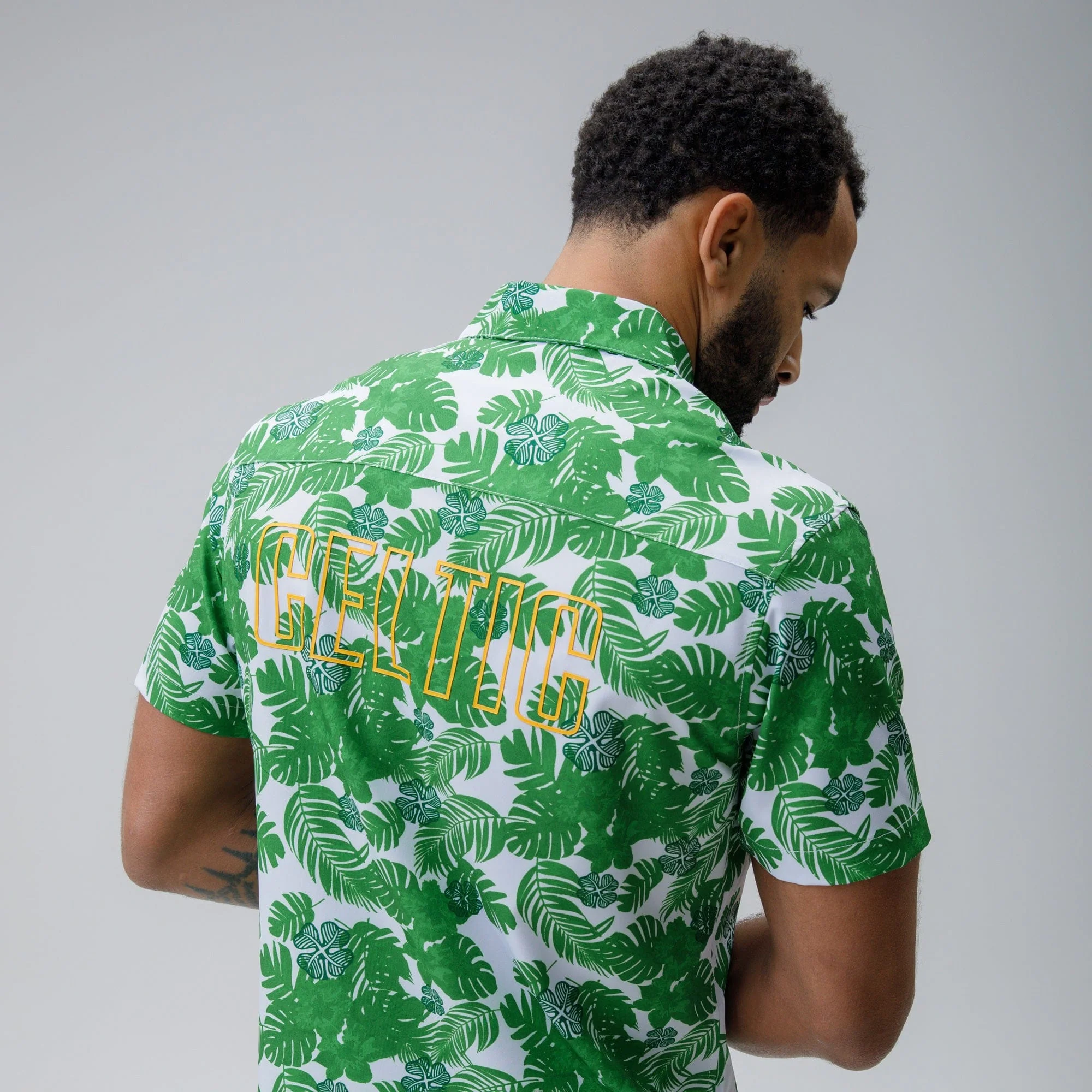 Celtic Hawaiian Green Shirt - Image 4