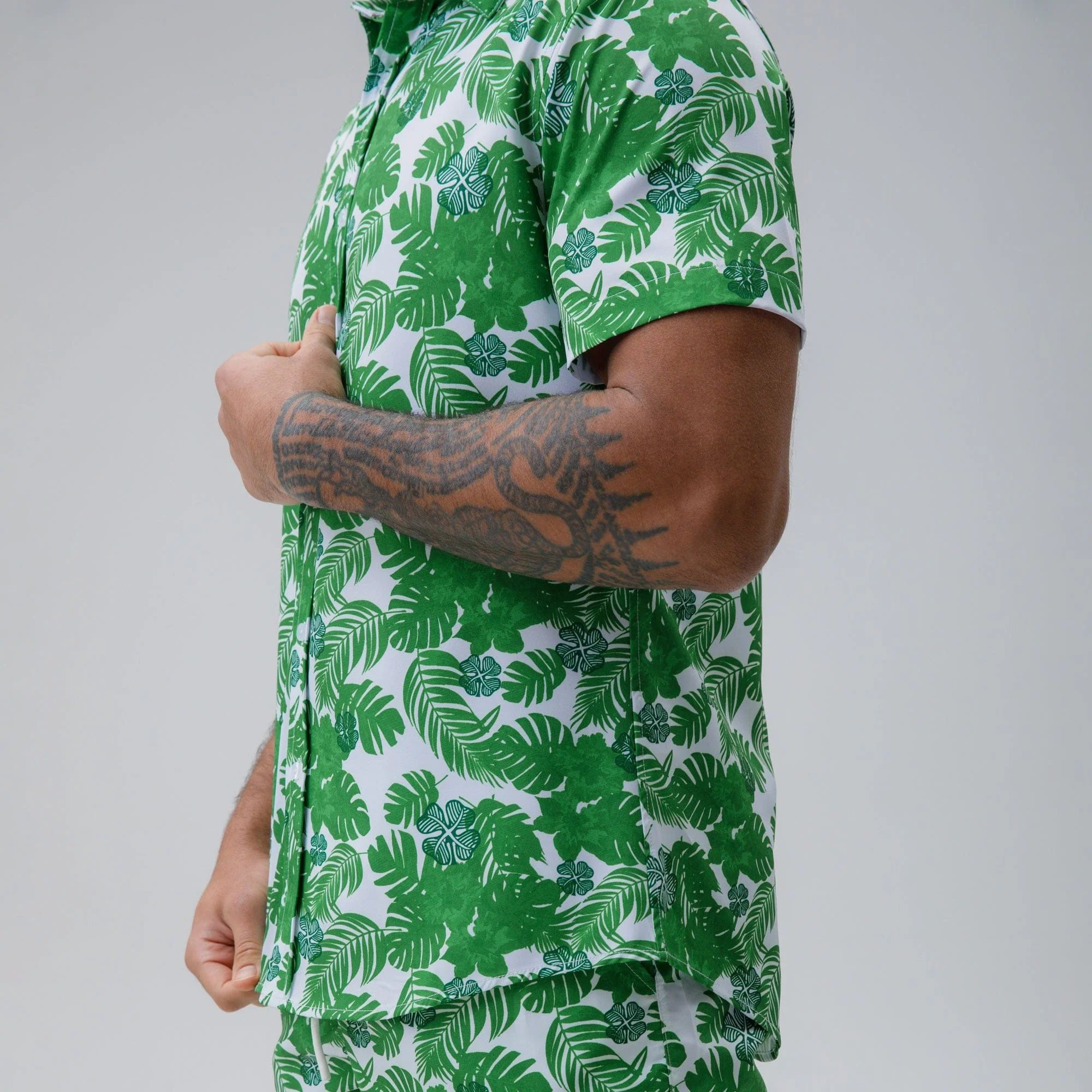 Celtic Hawaiian Green Shirt - Image 5