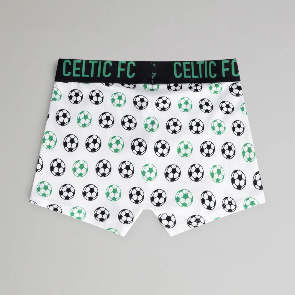 Celtic Junior 2 Pack Boxer Shorts - Image 5