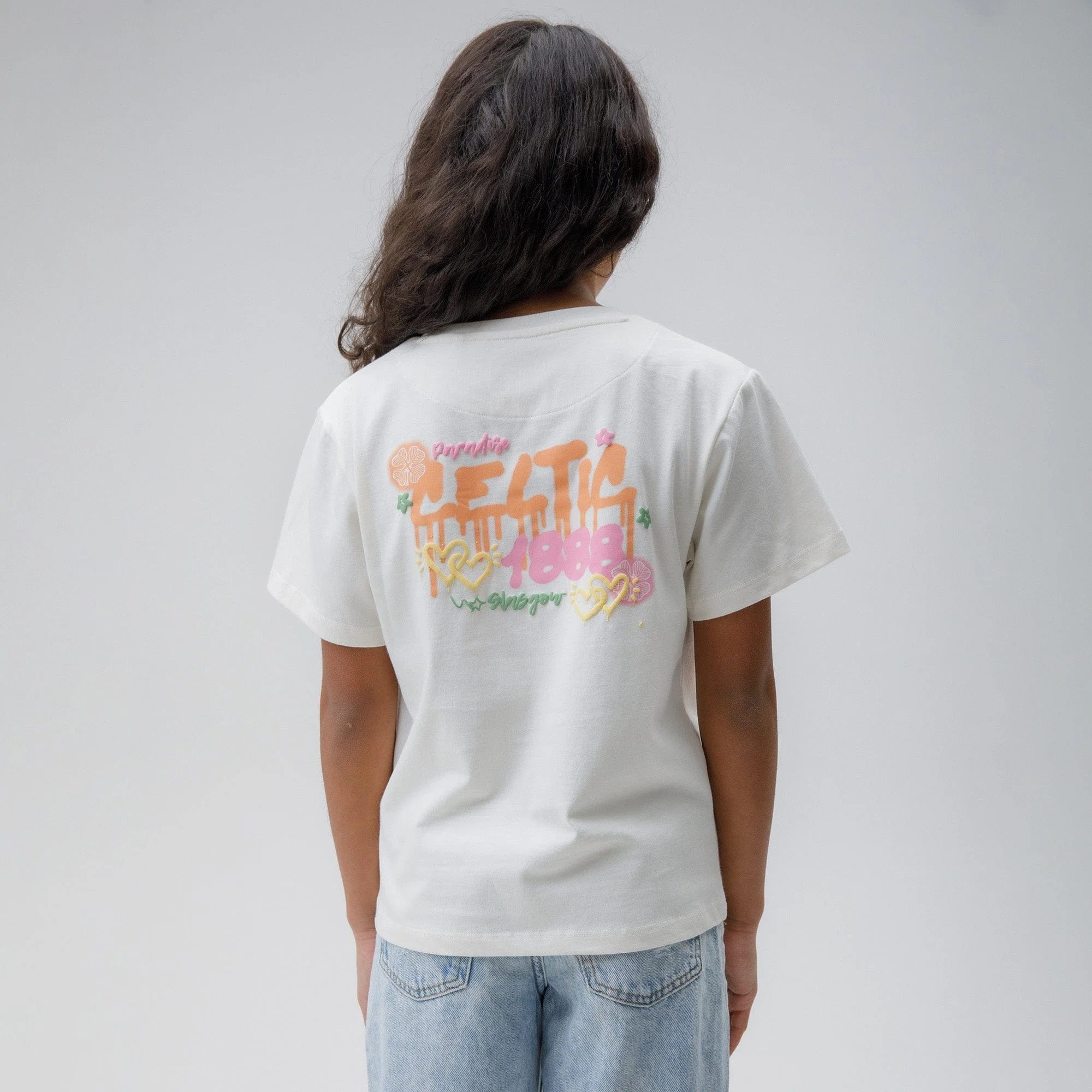 Celtic Junior Back Print White T-Shirt - Image 3
