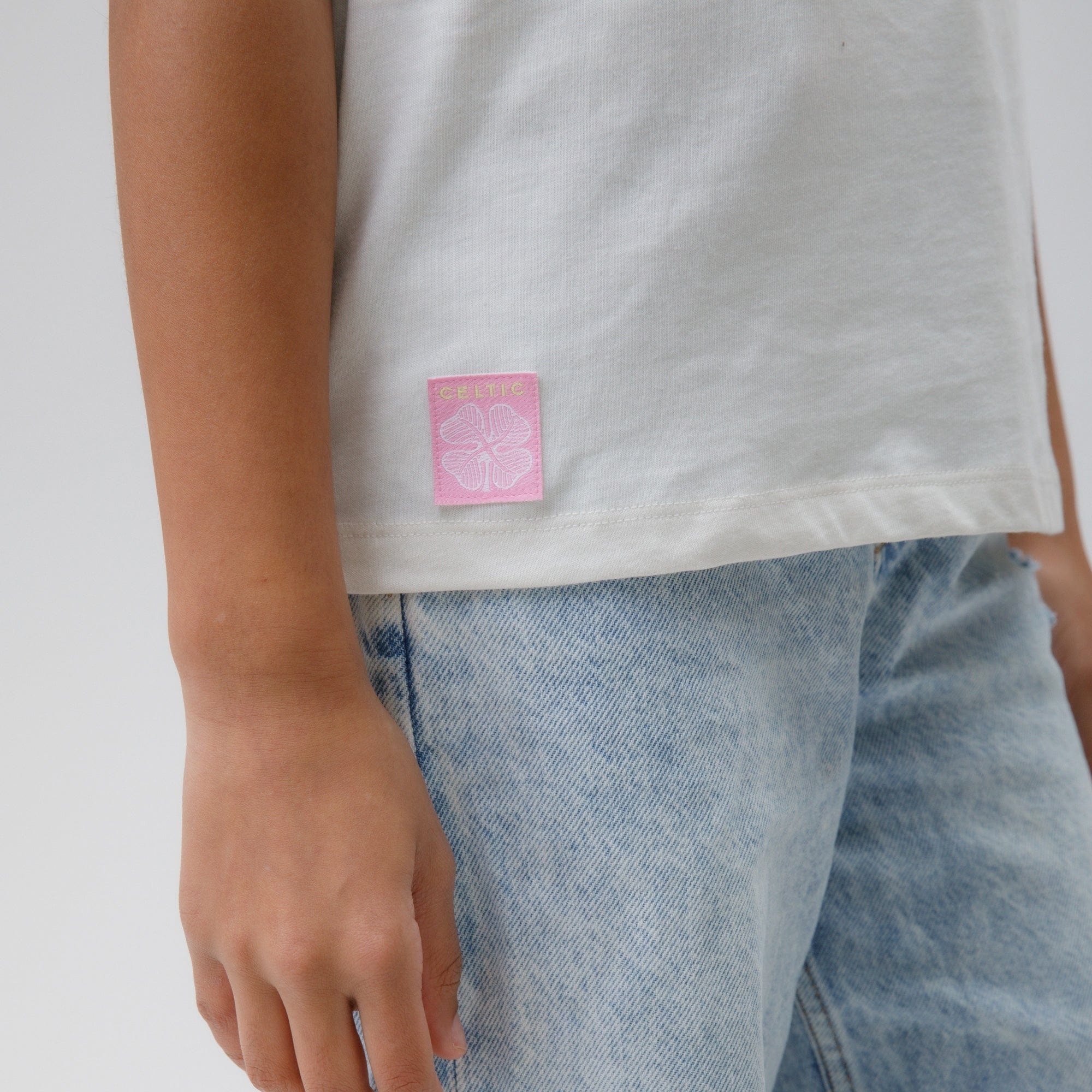 Celtic Junior Back Print White T-Shirt - Image 5