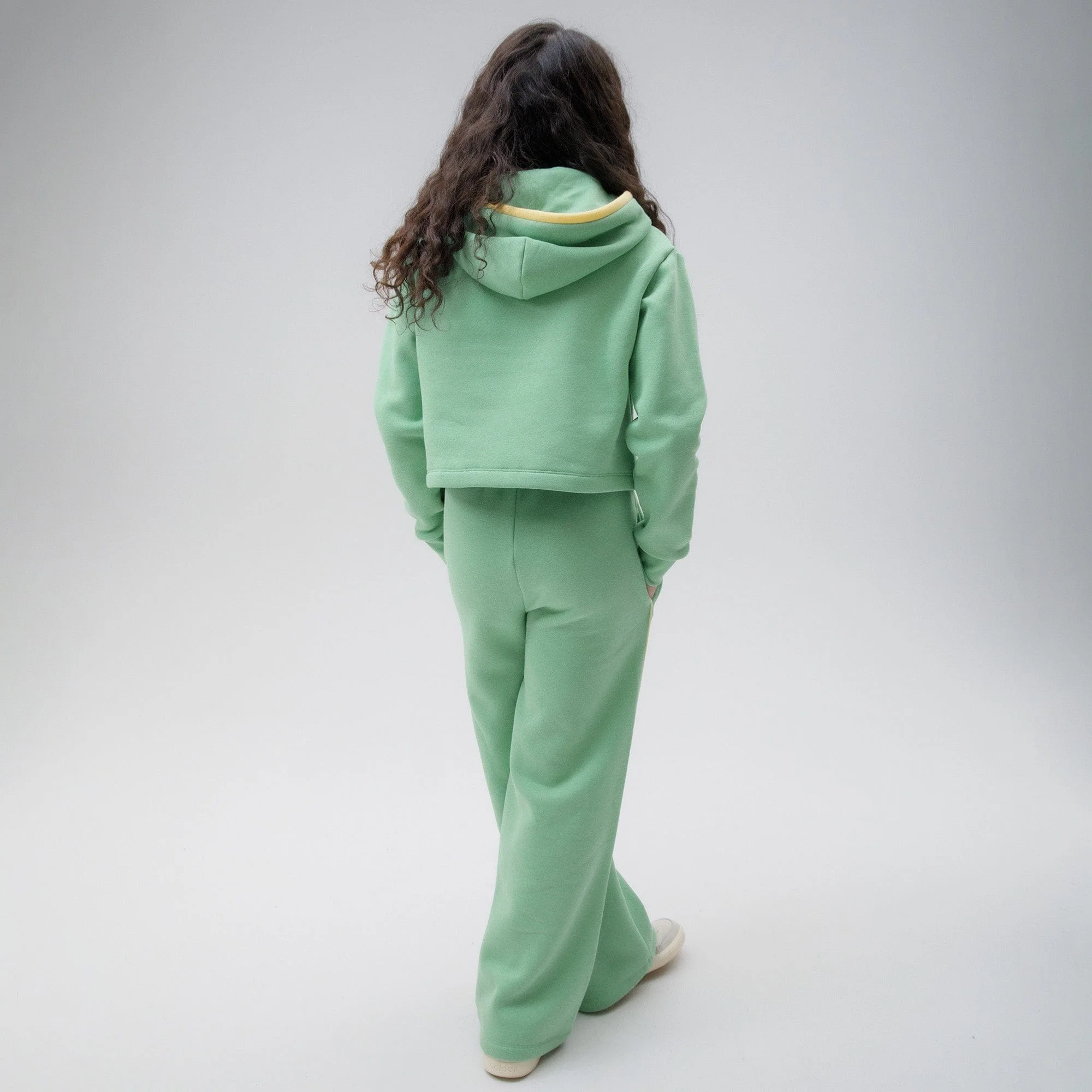 Celtic Junior Contrast Stripe Green Joggers - Image 3