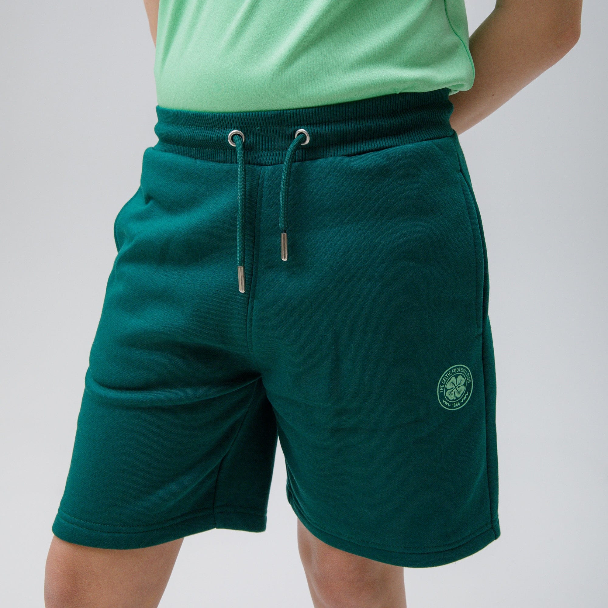 Celtic Junior Green Shorts - Image 3