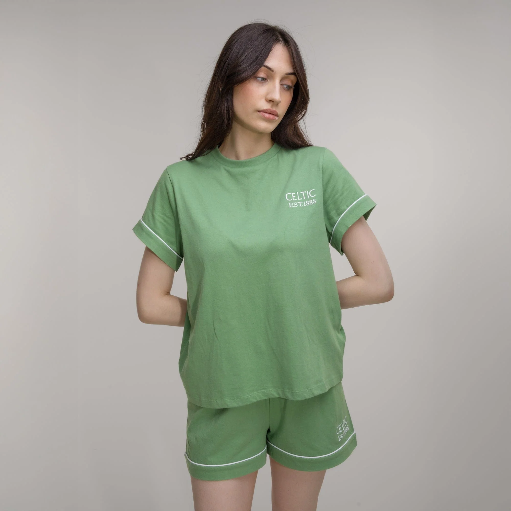Celtic Women's Green Short Pyjamas - Image 4